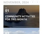 COMMUNITY ACTIVITIES FOR THIS MONTH