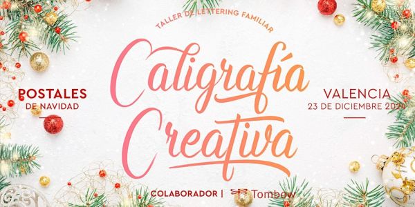 Family workshop on CHRISTMAS CARDS with Lettering RUBIO