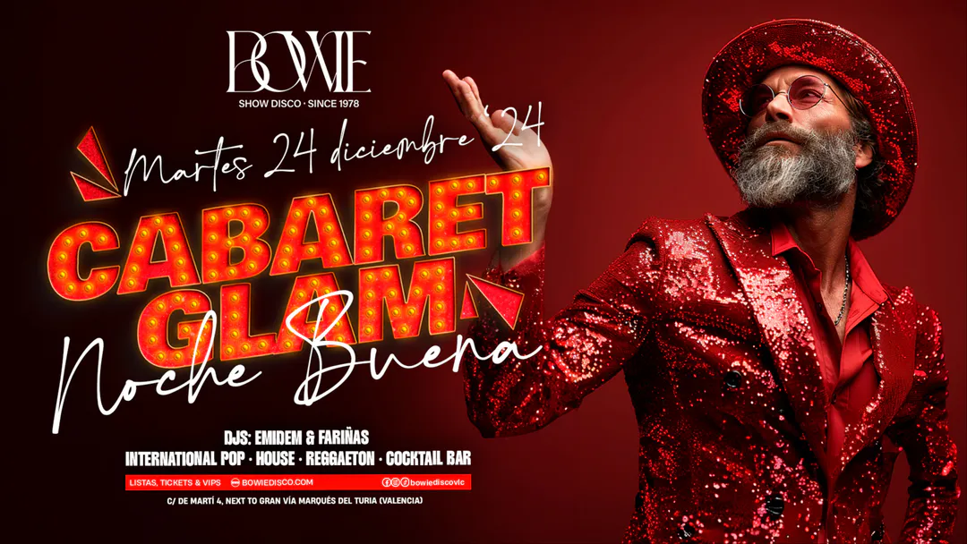 Bowie CABARET GLAM - NOCHEBUENA