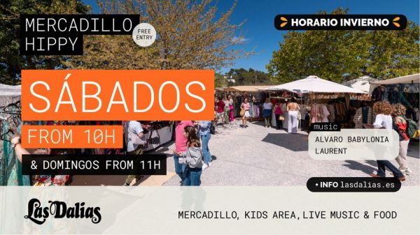 Mercadillo Hippy - Sábados from 10 & domingos from 11