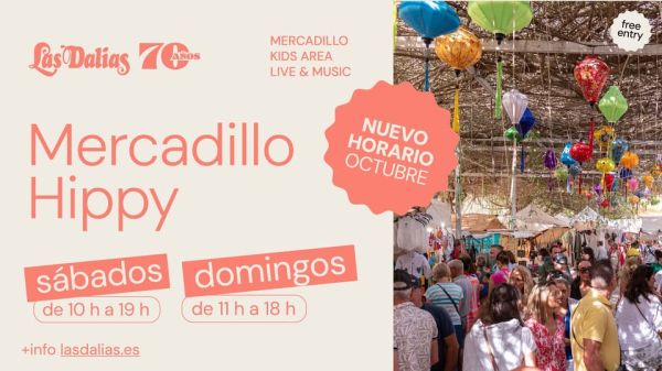 Mercadillo Hippy - Sábados from 10 & domingos from 11